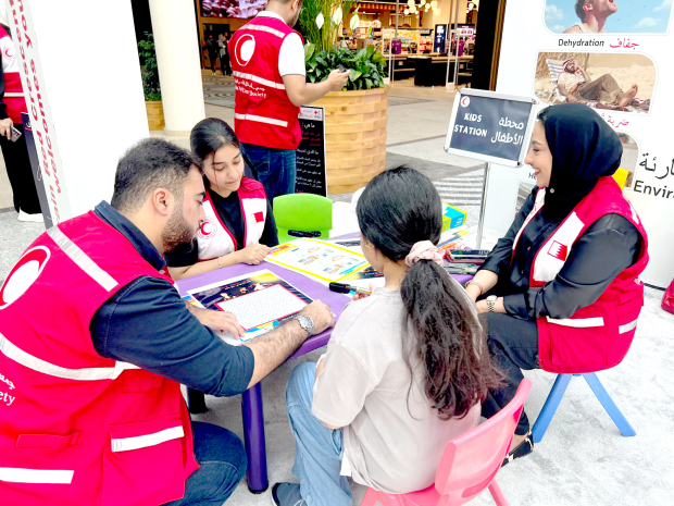 <p><em><strong>Activities at a Kids Station.</strong></em></p><p>The Bahrain Red Crescent Society marked World First Aid Day with an engaging community event at The Avenues Bahrain. Held under the theme ‘First Aid and Climate Change’, the initiative aimed to raise awareness of the importance of essential skills in enabling individuals to respond effectively to both health and environmental challenges. The programme included various interactive stations designed to teach basic first aid skills such as cardiopulmonary resuscitation, proper responses to choking incidents, and treatment of minor injuries. Activities also provided essential awareness sessions on the impact of climate change on public health and the necessary preparedness measures for related emergencies.</p><div class="explain-selected-button explain-selected-circle"></div><style>
.explain-selected-button.explain-selected-text-selected-show-button {
  display: block !important;
}

.explain-selected-button.explain-selected-expanded {
  width: 400px;
  border: 0px;
  cursor: default; 
  height: 350px; 
  overflow: auto;
  box-shadow: rgba(15, 15, 15, 0.05) 0px 0px 0px 1px, rgba(15, 15, 15, 0.1) 0px 3px 6px, rgba(15, 15, 15, 0.2) 0px 9px 24px;
}

.explain-selected-button.explain-selected-circle:not(.explain-selected-expanded) {
  width: 35px;
  height: 35px;
  background: transparent;
  border-radius: 50%;
  opacity: 0.5;
}
.explain-selected-button.explain-selected-circle:not(.explain-selected-expanded):hover::before {
  content: "";
  position: absolute;
  width: 35px;
  height: 35px;
  background-color: rgba(128, 0, 128, 0.5);
  border-radius: 50%;
  top: 50%;
  left: 50%;
  transform: translate(-50%, -50%);
  animation: explain-selected-growAndFade 2.0s ease-in-out;
  animation-iteration-count: infinite;
}

.explain-selected-button.explain-selected-circle:not(.explain-selected-expanded)::after {
  content: "";
  position: absolute;
  width: 10px;
  height: 10px;
  background-color: rgb(128, 0, 128);
  top: 50%;
  left: 50%;
  transform: translate(-50%, -50%);
  border-radius: 50%;
}
.explain-selected-button.explain-selected-circle:not(.explain-selected-expanded):hover::after {
  width: 14px;
  height: 14px;
}

@keyframes explain-selected-growAndFade {
  0% {
    width: 10px;
    height: 10px;
    opacity: 1;
  }
  100% {
    width: 30px;
    height: 30px;
    opacity: 0;
  }
}

.explain-selected-button {
  display: none !important;
  width: 120px;
  height: 28px;
  border-radius: 4px;
  border: 0px;
  position: absolute;
  z-index: 9999;
  opacity: 1;
  cursor: pointer;
  background: white;
  text-align:left;
  font-family: Tahoma,Arial,Helvetica Neue,Helvetica,sans-serif; 
  background-color: #fff;
  color: #333;
}

.swal2-icon-show-explainselected {
  border: none;
}

.swal2-container p {
  margin: 0 !important;
}

</style>